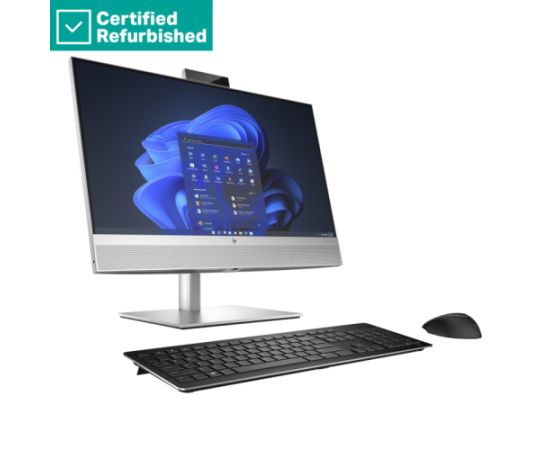 RENEW SILVER HP Elite 840 G9 AIO All-in-One - i7-12700, 8GB, 512GB SSD, 23.8 FHD Non-Touch AG, Height Adjustable, Win 11 Pro Downgrade, 1 years / 90K67E8R#ABV