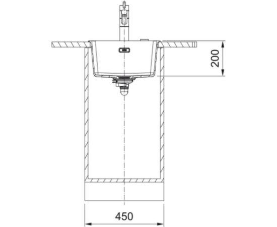 Franke Maris MRG 110-37 Fragranīta Pabūvējama Virtuves Izlietne, Pelēka