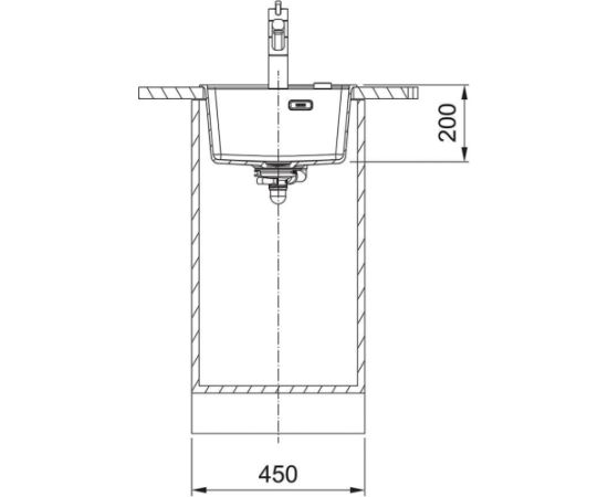 Franke Maris MRG 110-37 TL Fragranīta Pabūvējamā Virtuves Izlietne Onikss