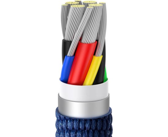 Baseus Crystal Shine cable USB-C to USB-C, 100W, 2m (blue)