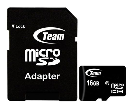 Team Group TEAM MICRO SDHC 16GB CLASS 10 RETAIL W/1Adapter