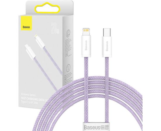 USB-C cable for Lightning Baseus Dynamic Series, 20W, 2m (purple)