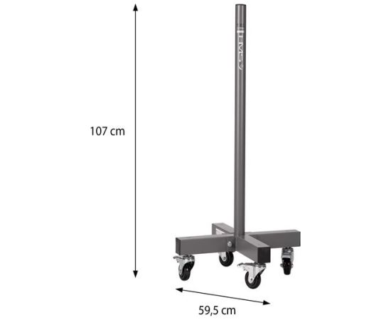 Statīvs svara diskiem STR32 WEIGHT PLATE RACK HMS