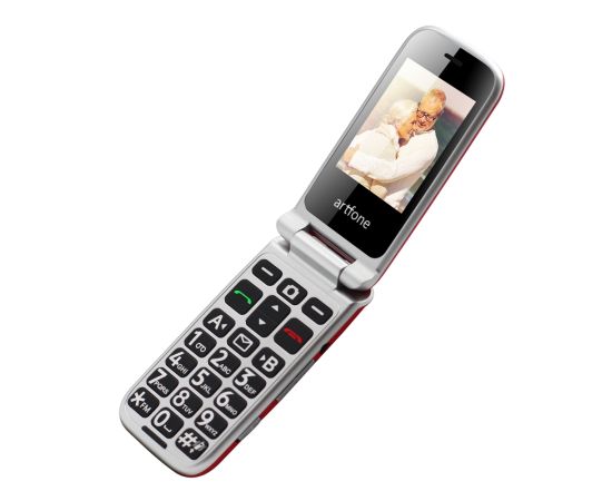 Sponge Artfone C10 Flip Senior Phone Dual SIM Black