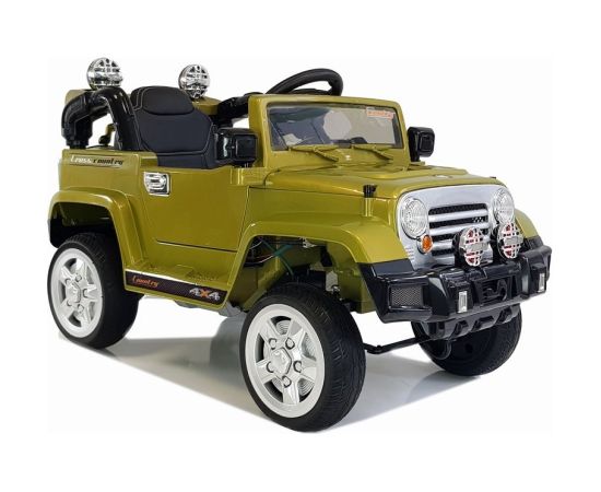 Lean Cars Bērnu vienvietīgs elektromobilis "Jeep JJ245", zaļš