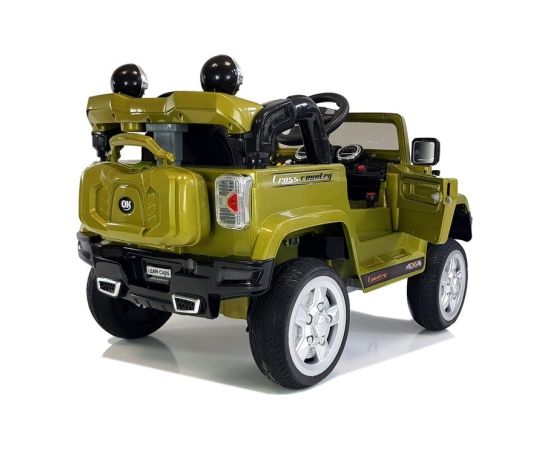 Bērnu vienvietīgs elektromobilis "Jeep JJ245", zaļš
