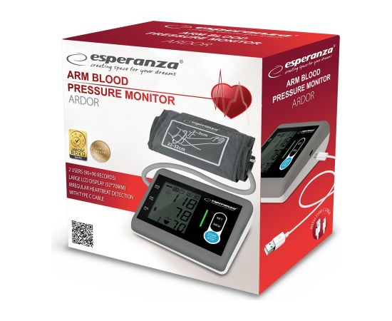 Esperanza ECB004 upper arm blood pressure monitor