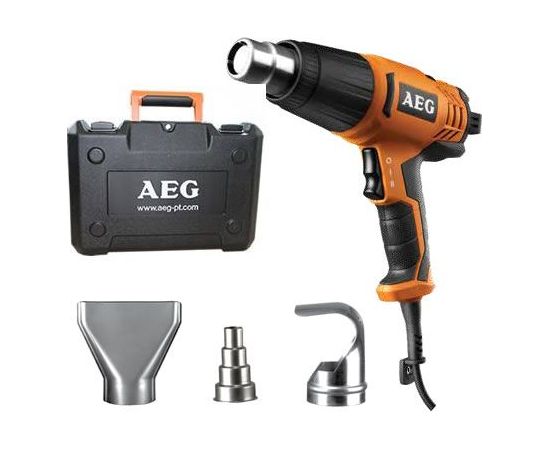 Tehniskais fēns AEG HG 600VK; 2000 W + uzgaļi Celtniecības fēni