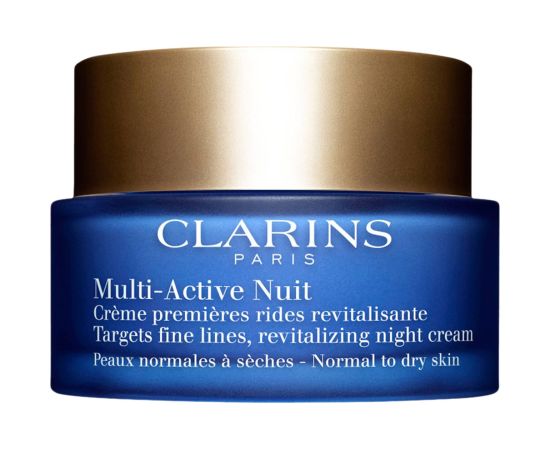 Clarins Multi-Active Nuit Night Cream 50ml nakts krēms normālai un sausai sejas ādai