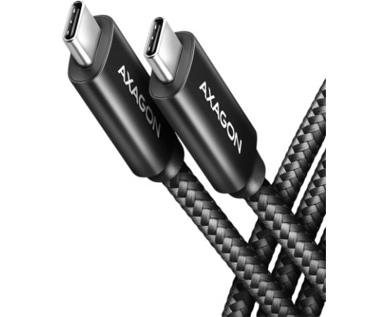 AXAGON BUCM4X-CM10AB NewGEN+ cable USB-C <-> USB-C, 1m, USB4 Gen 3×2,