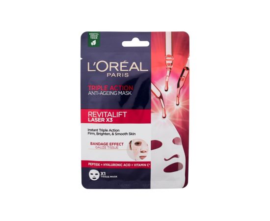 L'oreal Revitalift Laser / X3 Triple Action Tissue Mask 28g