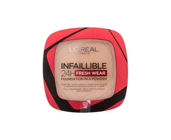 L'oreal Infaillible / 24H Fresh Wear Foundation In A Powder 9g Dekoratīvā kosmētika