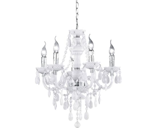 Gr.l.-LUSTER 5x40W E14 balta