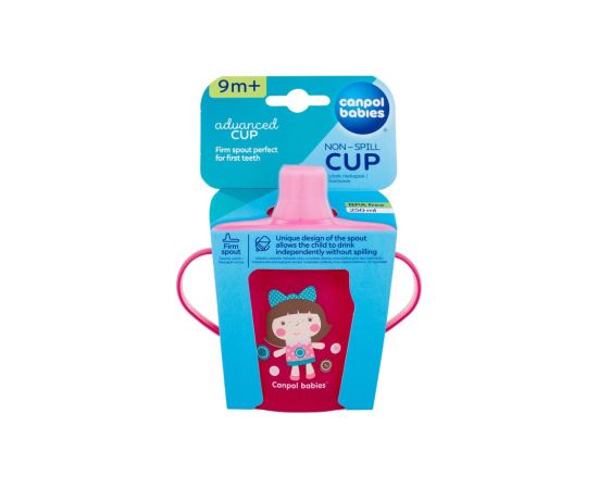 Canpol Toys / Non-Spill Cup 250ml Pink 9m+