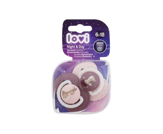 Lovi Night & Day / Dynamic Soother 2pc Girl 6-18m