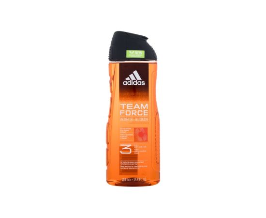 Adidas Team Force / Shower Gel 3-In-1 400ml New Cleaner Formula
