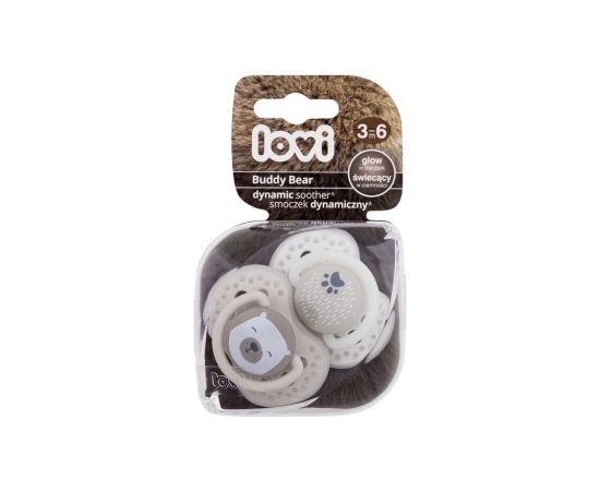 Lovi Buddy Bear / Dynamic Soother 2pc 3-6m