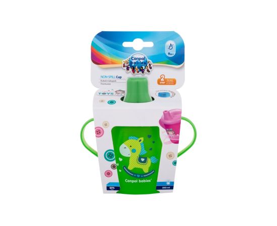 Canpol Toys / Non-Spill Cup 250ml Green 9m+