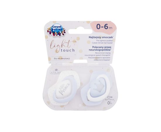 Canpol Royal Baby / Light Touch 2pc Little Prince 0-6m