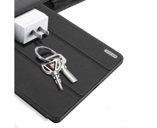 Dux Ducis Trifold magnet case grāmatveida maks planšetdatoram Samsung X710 | X716 Galaxy Tab S9 melns