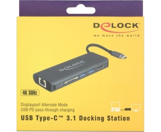 DeLOCK USB C 3.1 Dockingstation