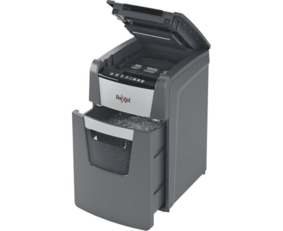 Rexel AutoFeed+ 130M paper shredder Micro-cut shredding 55 dB Black, Grey