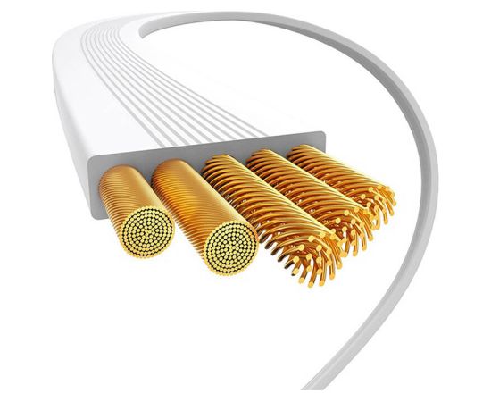 Cable USB-C to USB-C Baseus Free2Draw, PD, 100W, 1m (white)