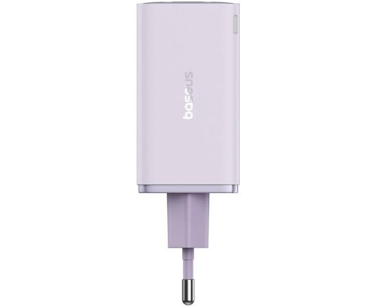 Baseus GAN6 Pro Fast Charger, 2xUSB-C + 2xUSB, 65W (purple)