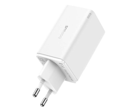 Baseus GAN6 Pro Fast Charger, 2xUSB-C + 2xUSB, 65W (white)