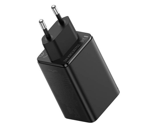 Baseus GAN6 Pro Fast Charger, 2xUSB-C + 2xUSB, 65W (black)