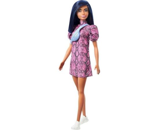 Lalka Barbie Mattel Fashionistas Modna przyjaciółka - Wężowa sukienka (FBR37/GXY99)