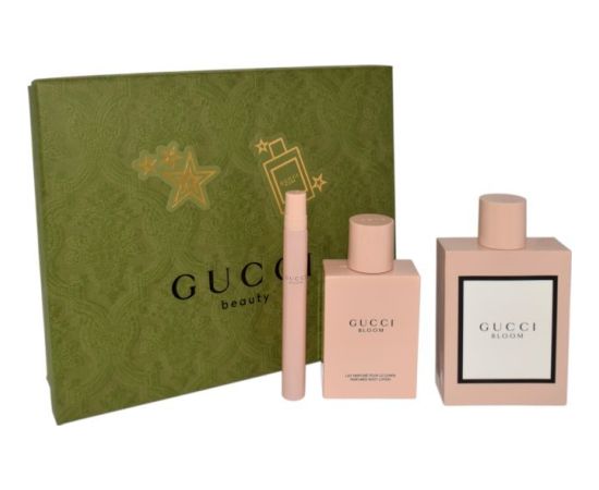 Gucci Bloom (100 ml. EDP + 10 ml. EDP + 100 ml. ķermeņa losjons) komplekts sievietēm