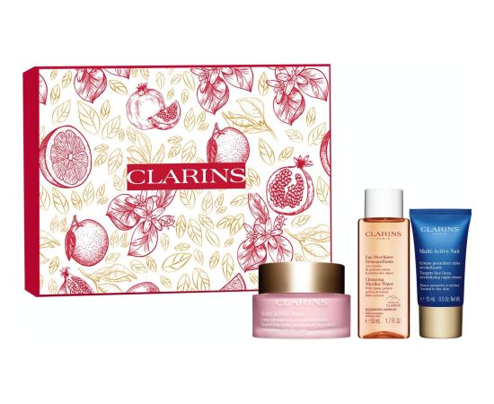 Clarins CLARINS SET (MULTI ACTIVE DAY CREAM 50ML + MULTI ACTIVE NIGHT CREAM 15ML + CLEANSING MICELLAR WATER 50ML)