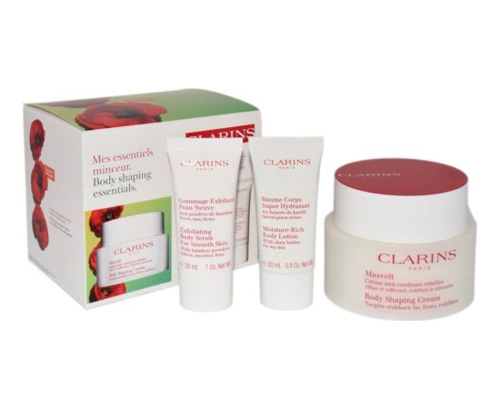 Clarins Clarins Set (Masvelt Body Shaping Cream 200 ml+ Exfoliating Body Scrub 30 ml+Body Liotion 30 ml)