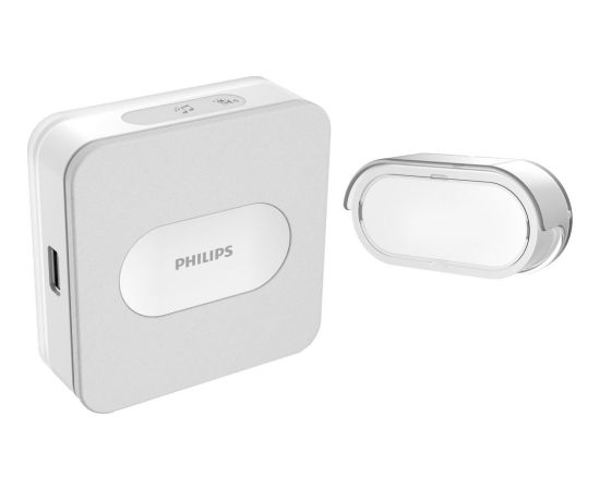 Philips 531015 WelcomeBell 300 plug-in, wireless door bell and Gong, set