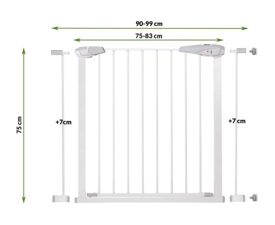 Drošības vārtiņi Springos SG0001 Manēžas, Sētiņas