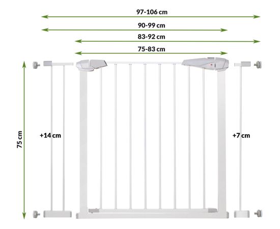 Drošības vārtiņi Springos SG0001 Manēžas, Sētiņas