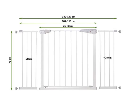 Drošības vārtiņi Springos SG0001 Manēžas, Sētiņas