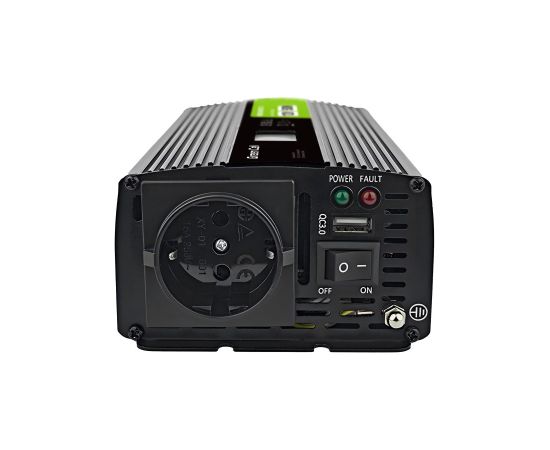 Green Cell PowerInverter LCD 12V 500W/10000W car inverter with display - pure sine wave