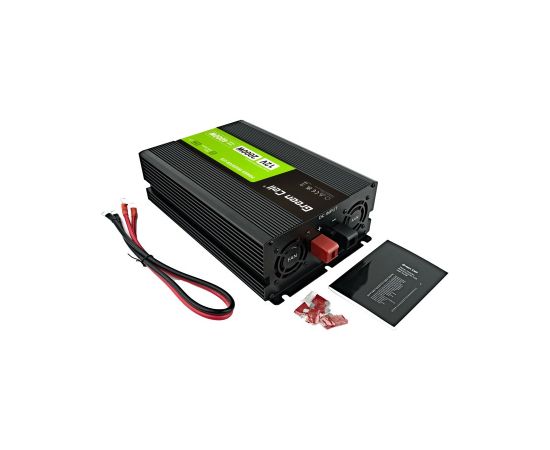 Green Cell PowerInverter LCD 12V 2000W/40000W car inverter with display - pure sine wave