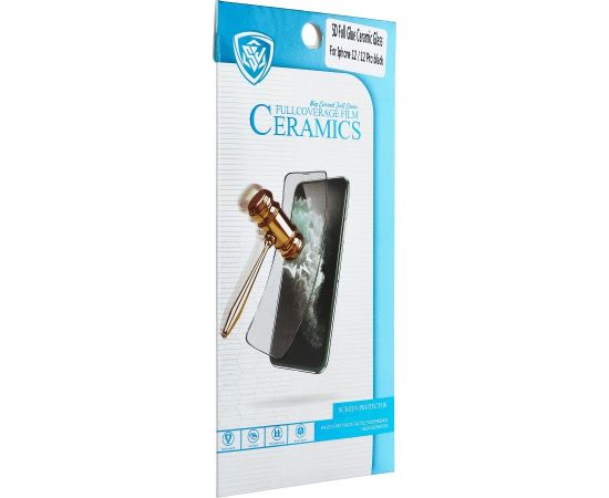 Tempered glass 5D Full Glue Ceramic Glass Apple iPhone XR/11 curved black