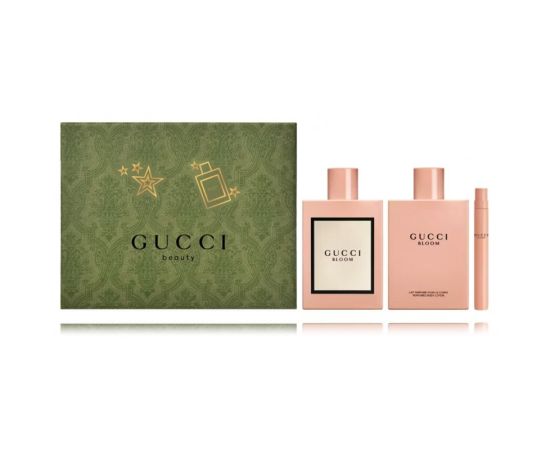 Gucci Bloom (100 ml. EDP + 10 ml. EDP + 100 ml. ķermeņa losjons) komplekts sievietēm