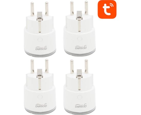 Smart plug WiFi Gosund SP111 3680W 16A, Tuya 4-pack