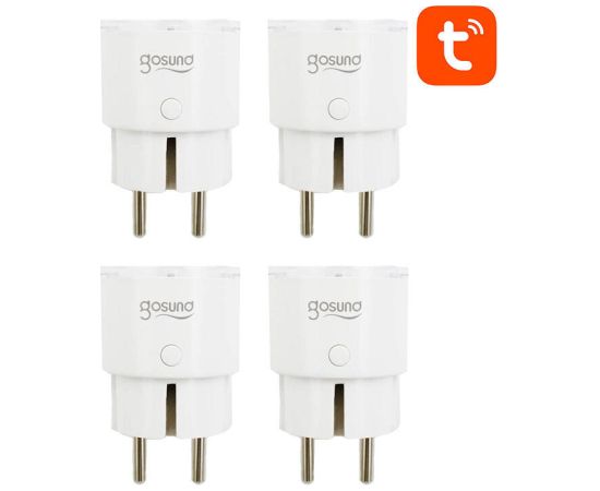 Smart plug WiFi Gosund SP111 3680W 16A, Tuya 4-pack