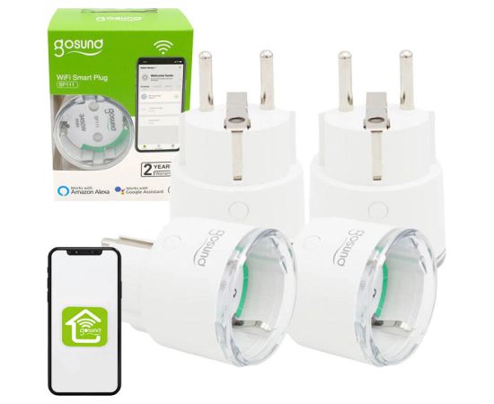 Smart plug WiFi Gosund SP111 3680W 16A, Tuya 4-pack