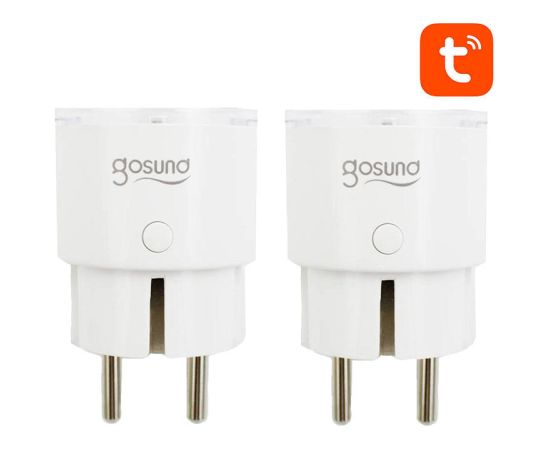 Smart plug WiFi Gosund SP111 3680W 16A, Tuya 2-pack