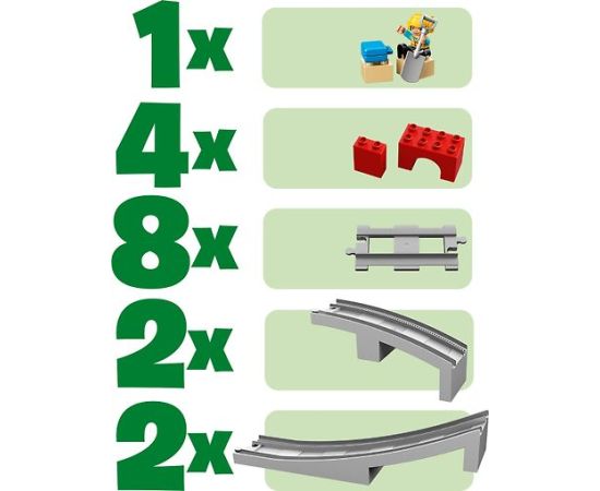 LEGO DUPLO Dzelzceļa tilts un sliedes 10872 Lego DUPLO