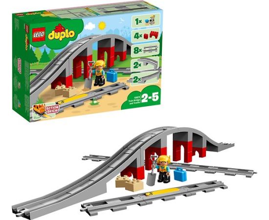 LEGO DUPLO Dzelzceļa tilts un sliedes 10872 Lego DUPLO