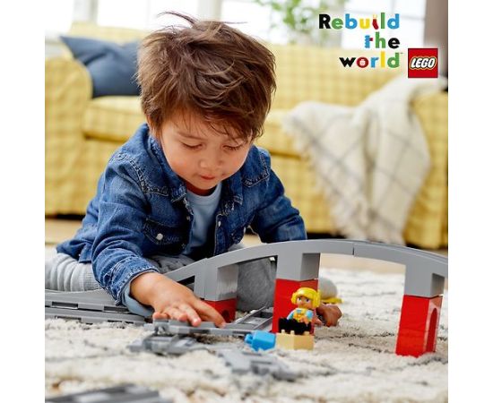 LEGO DUPLO Dzelzceļa tilts un sliedes 10872 Lego DUPLO