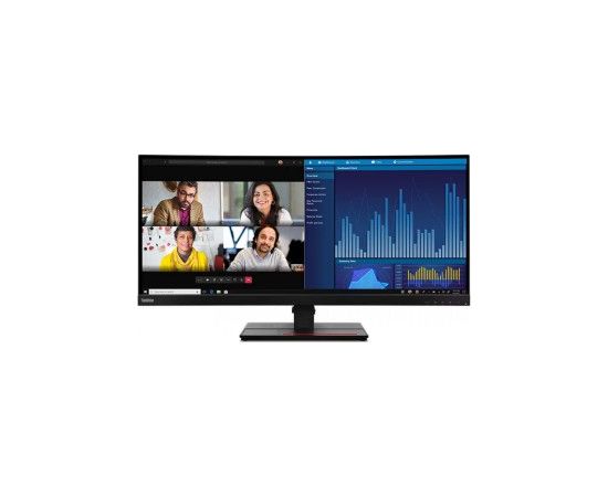 LENOVO P34W-20/ 34"/ IPS/ 3440X1440/ 21:9/ 60 HZ/ ULTRA-WIDE CURVED MONITOR, 3-SIDE NEAREDGELESS, DAISY CHAIN, USB-C (UP TO 100W), SPEAKERS (3WX2) ETHERNET/ MC50 SUPPORT/ TILT/ SWIVEL/ LIFT/ 3Y